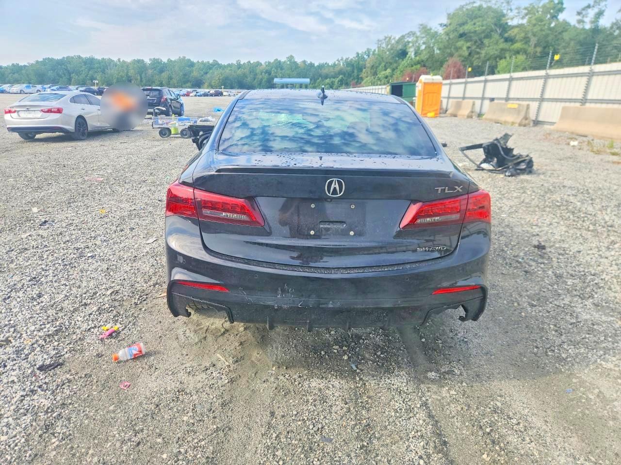 2018 Acura Tlx Tech+a Черный vin: 19UUB3F6XJA006930