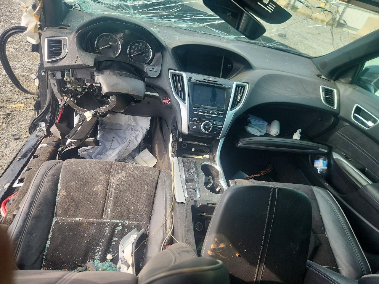 2018 Acura Tlx Tech+a Черный vin: 19UUB3F6XJA006930