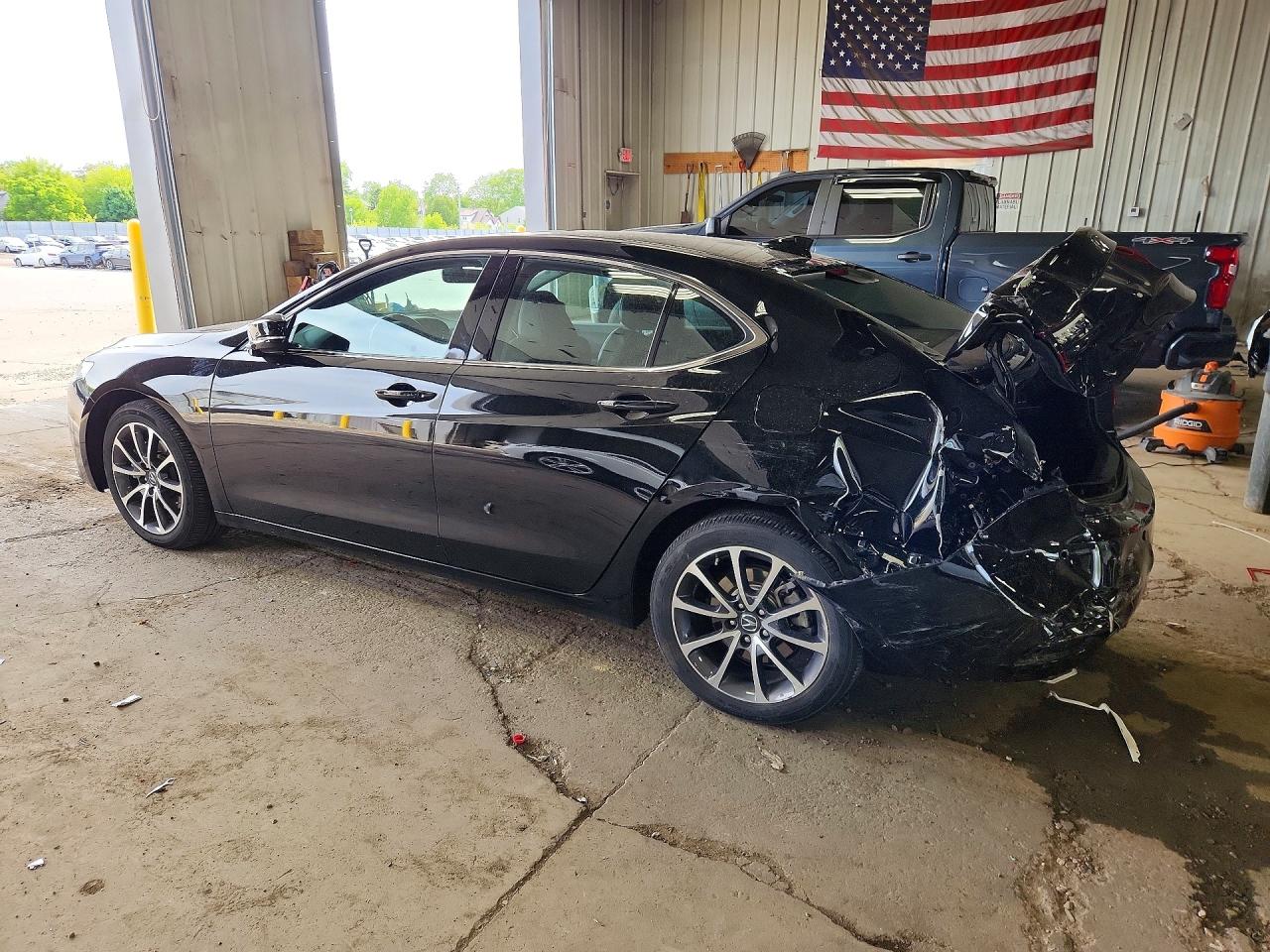 2017 Acura Tlx Advance Черный vin: 19UUB3F70HA002873