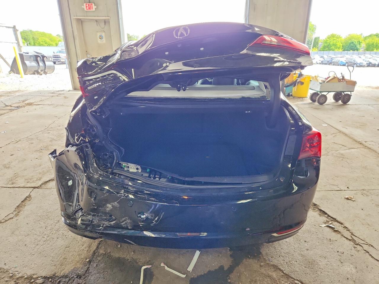 2017 Acura Tlx Advance Черный vin: 19UUB3F70HA002873