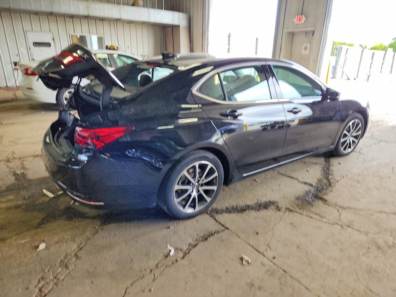 2017 Acura Tlx Advance Черный vin: 19UUB3F70HA002873
