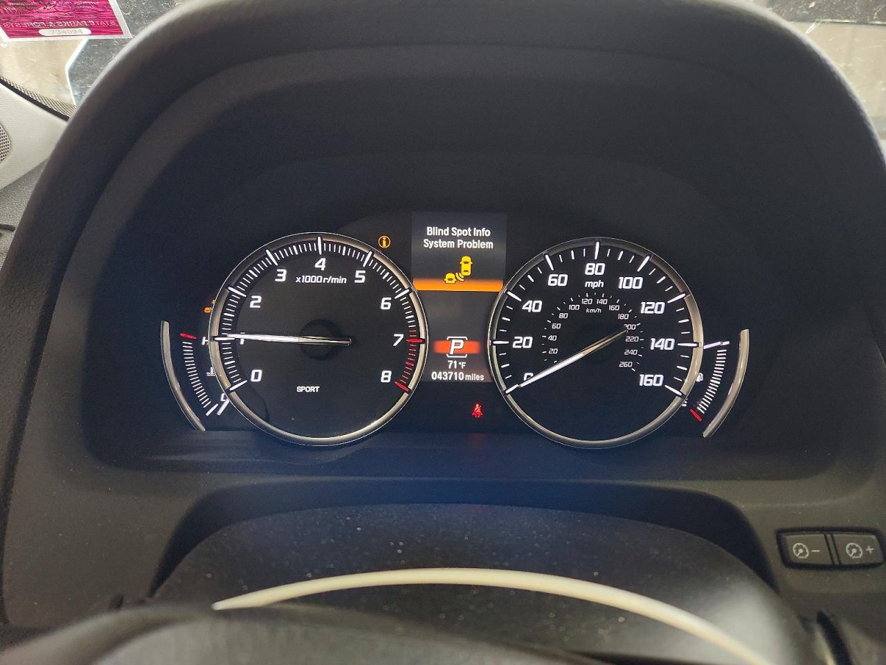 2017 Acura Tlx Advance Черный vin: 19UUB3F70HA002873