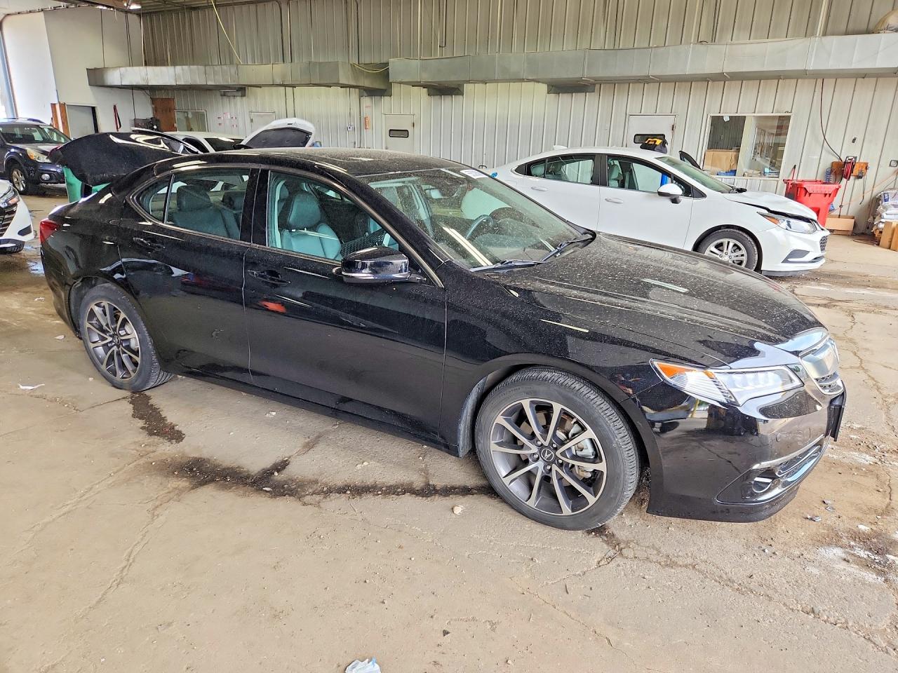 2017 Acura Tlx Advance Черный vin: 19UUB3F70HA002873