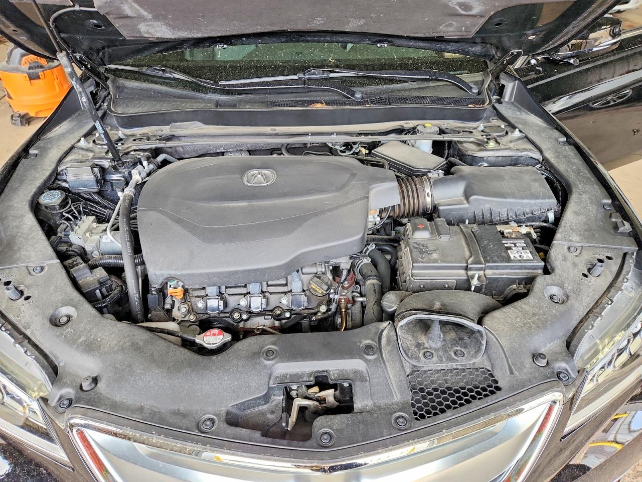 2017 Acura Tlx Advance Черный vin: 19UUB3F70HA002873