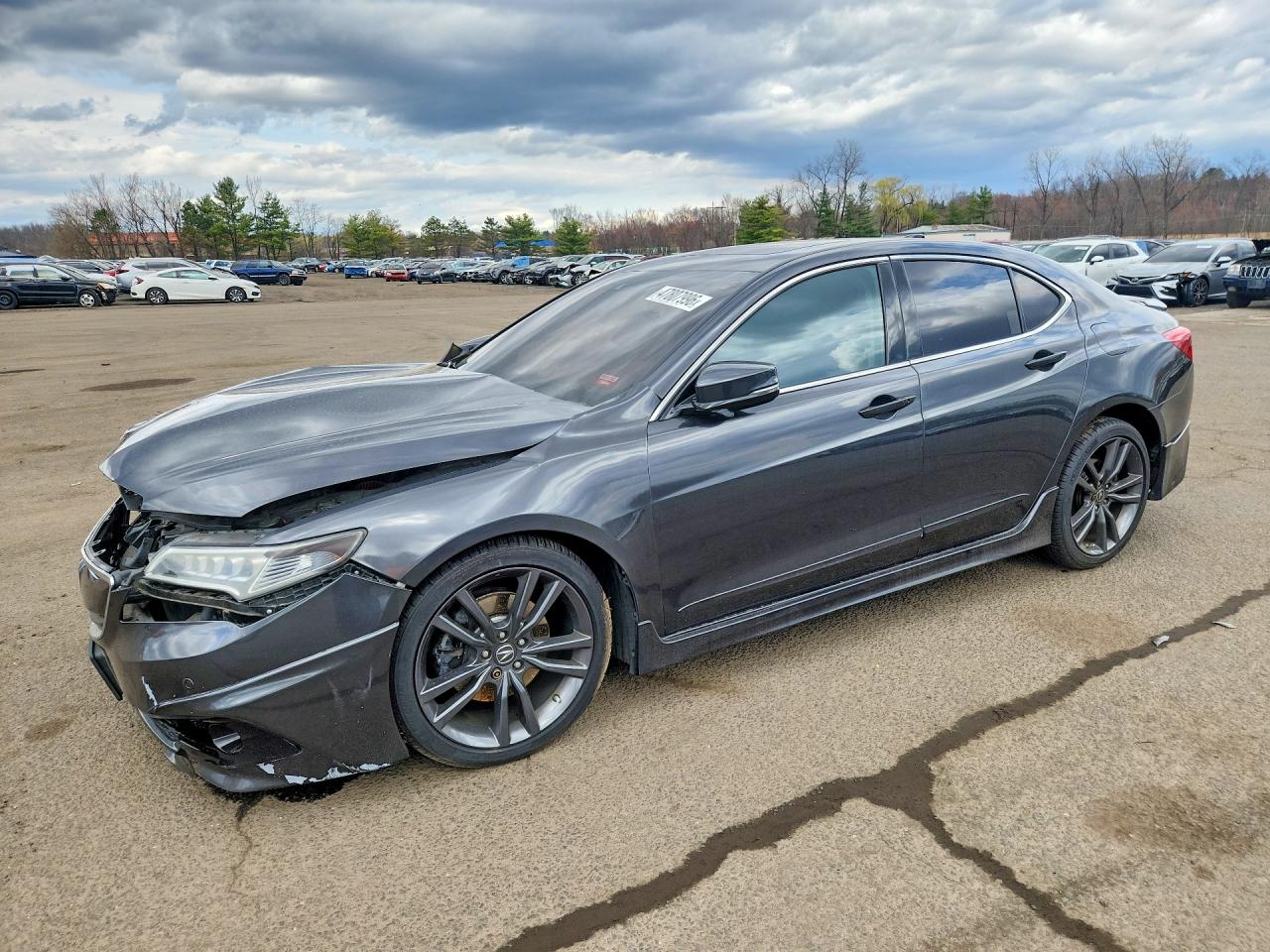 2015 Acura Tlx Advance Black vin: 19UUB3F71FA009716