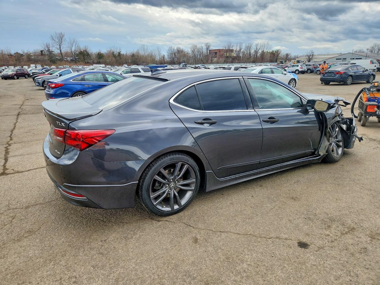 2015 Acura Tlx Advance Black vin: 19UUB3F71FA009716