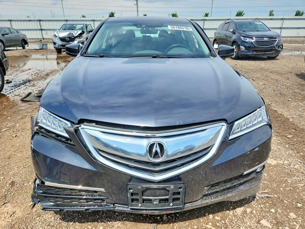 2015 Acura Tlx Advance Gray vin: 19UUB3F72FA009238