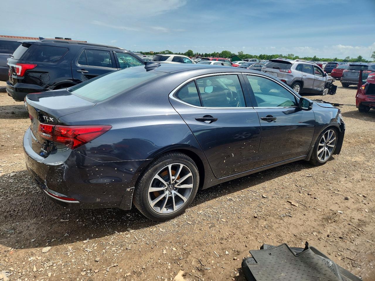 2015 Acura Tlx Advance Gray vin: 19UUB3F72FA009238
