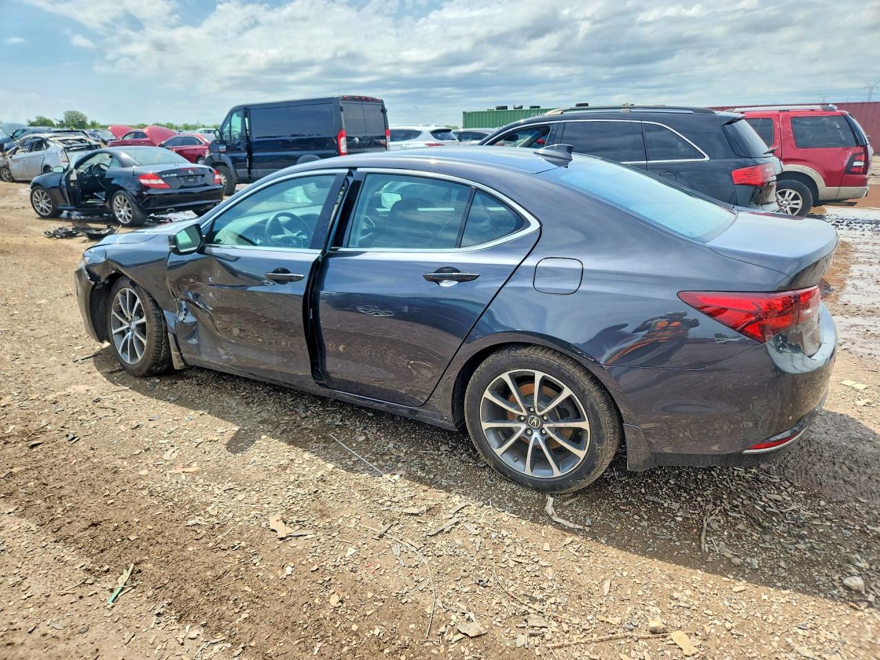 2015 Acura Tlx Advance Gray vin: 19UUB3F72FA009238