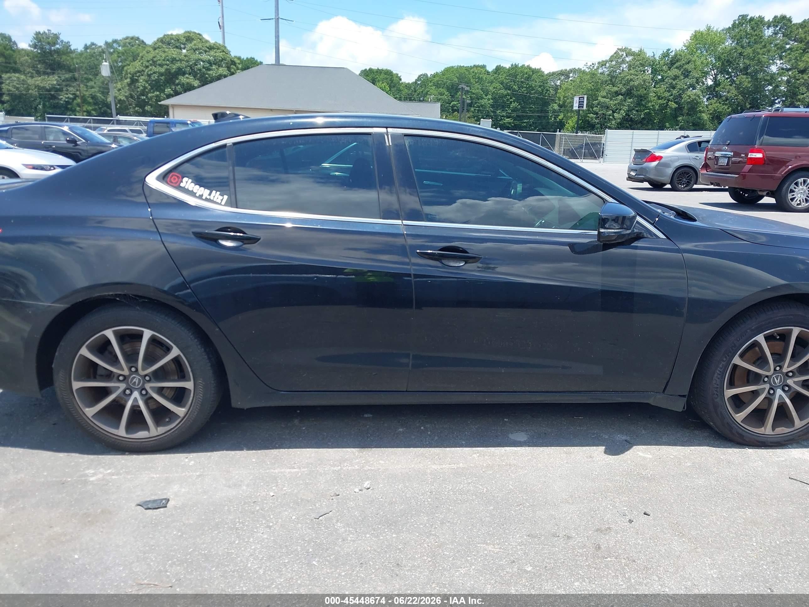 2015 Acura Tlx V6 Advance Черный vin: 19UUB3F74FA005188