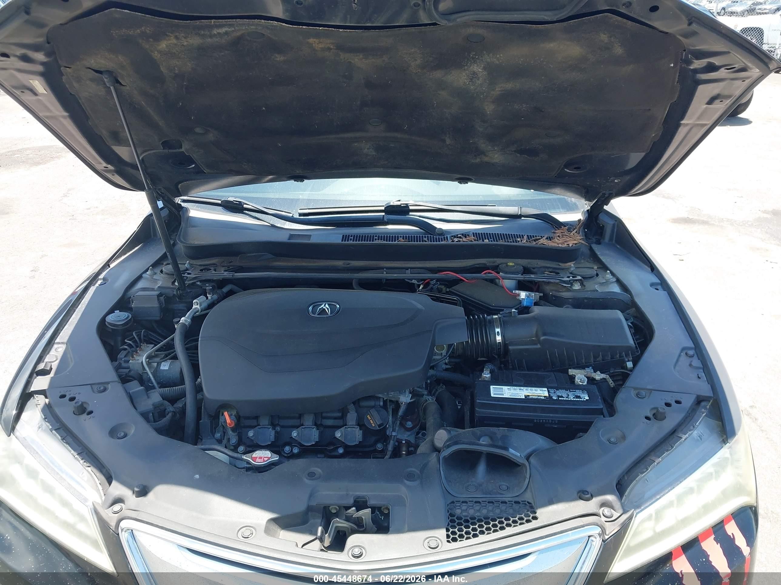 2015 Acura Tlx V6 Advance Черный vin: 19UUB3F74FA005188