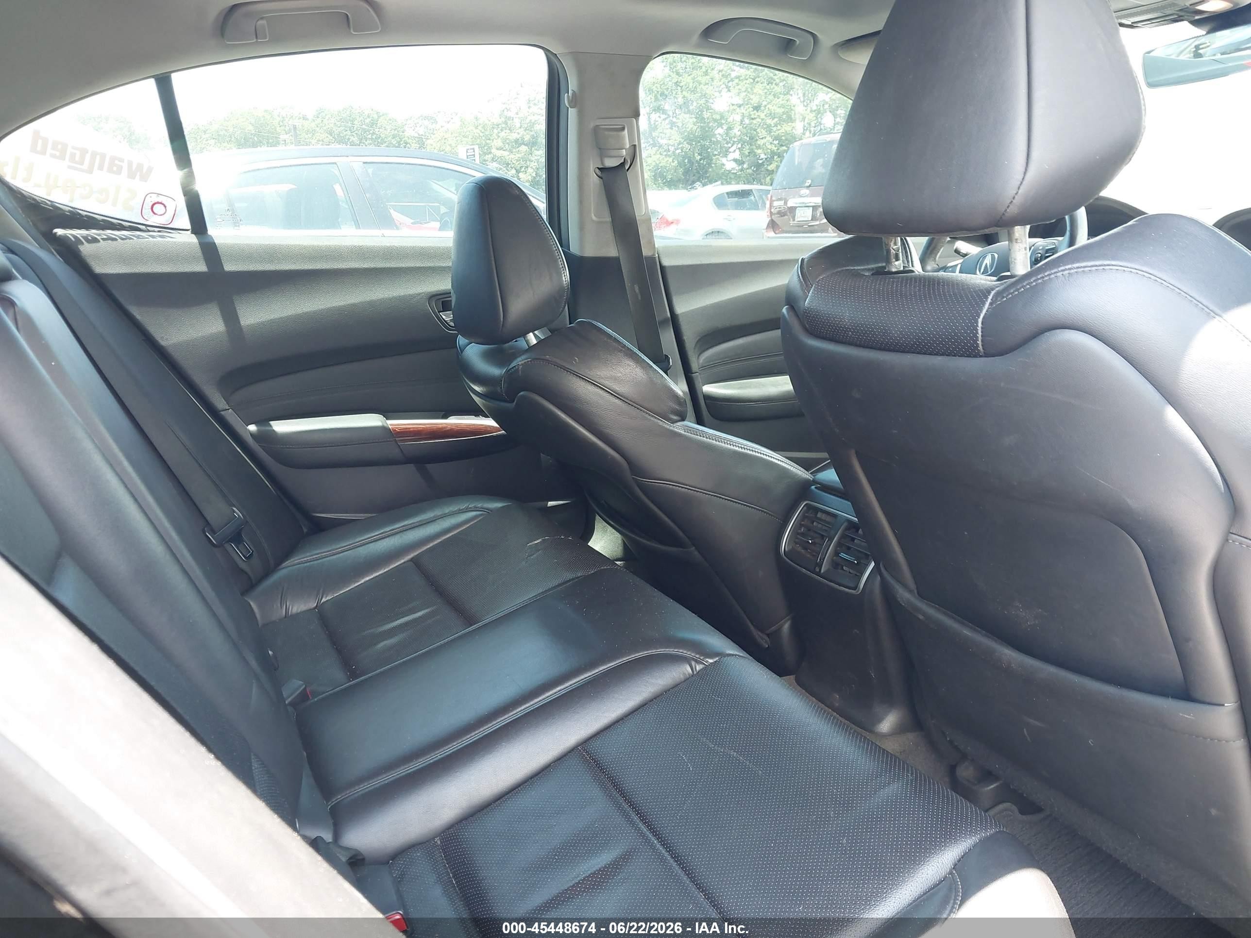 2015 Acura Tlx V6 Advance Черный vin: 19UUB3F74FA005188