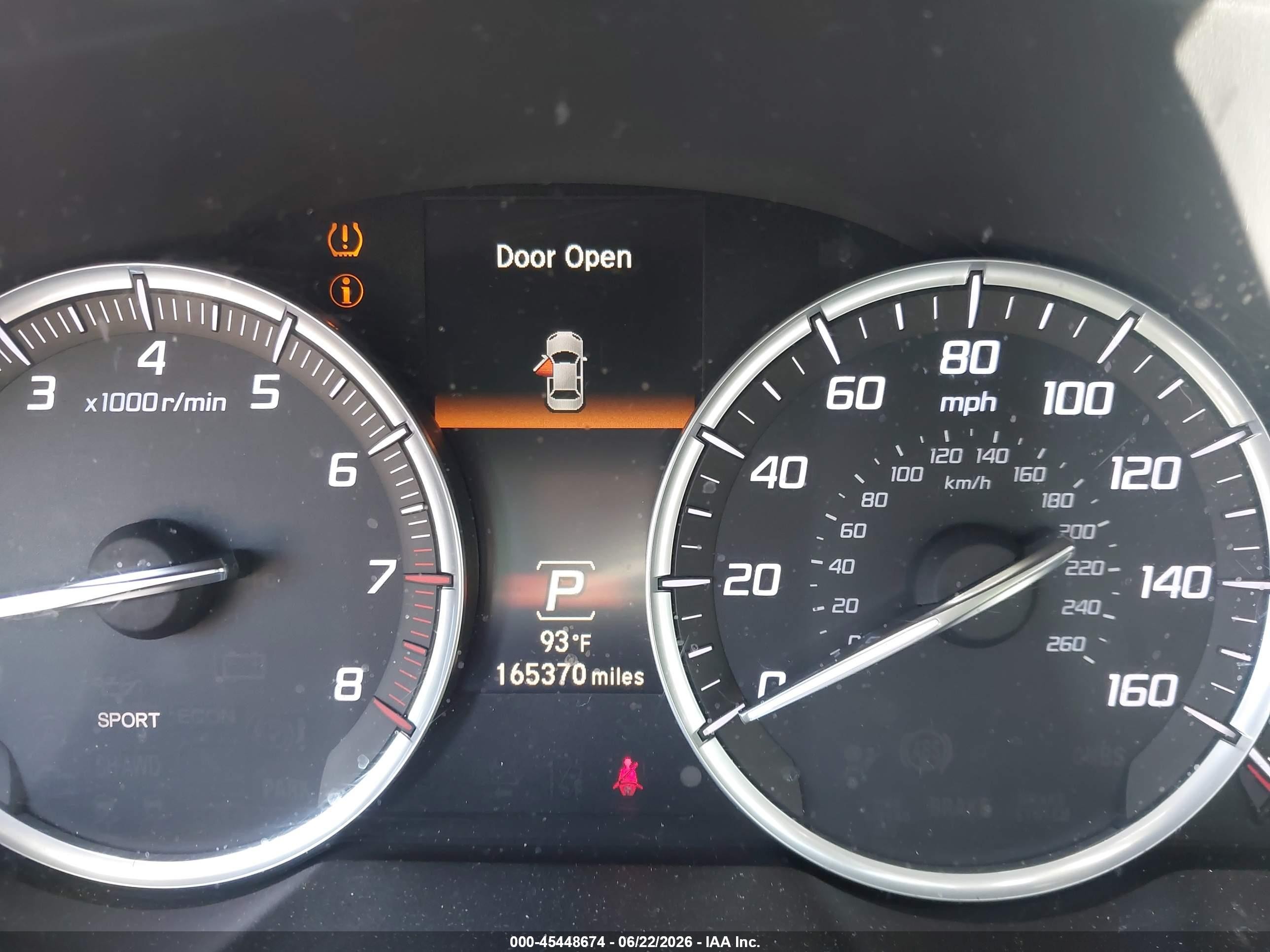 2015 Acura Tlx V6 Advance Черный vin: 19UUB3F74FA005188