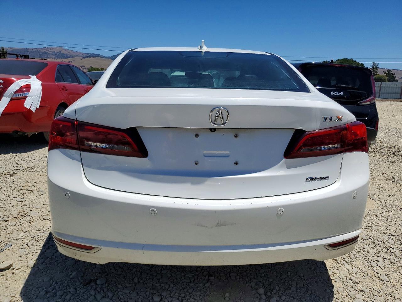 2016 Acura Tlx Advance Белый vin: 19UUB3F74GA003765