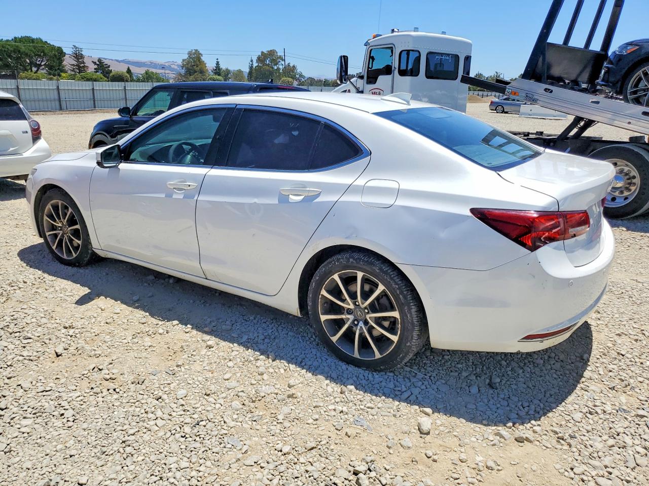 2016 Acura Tlx Advance Белый vin: 19UUB3F74GA003765
