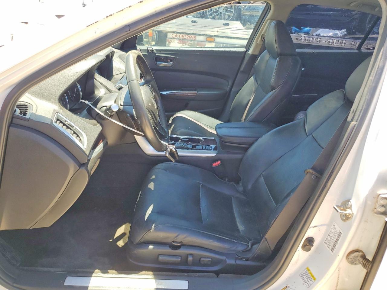 2016 Acura Tlx Advance Белый vin: 19UUB3F74GA003765