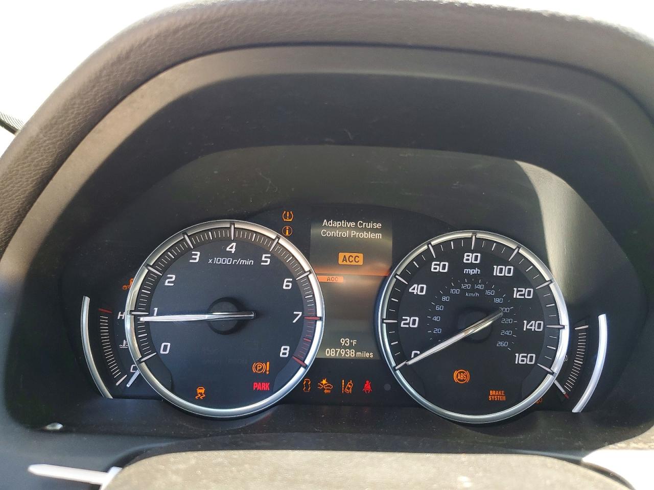 2016 Acura Tlx Advance Белый vin: 19UUB3F74GA003765