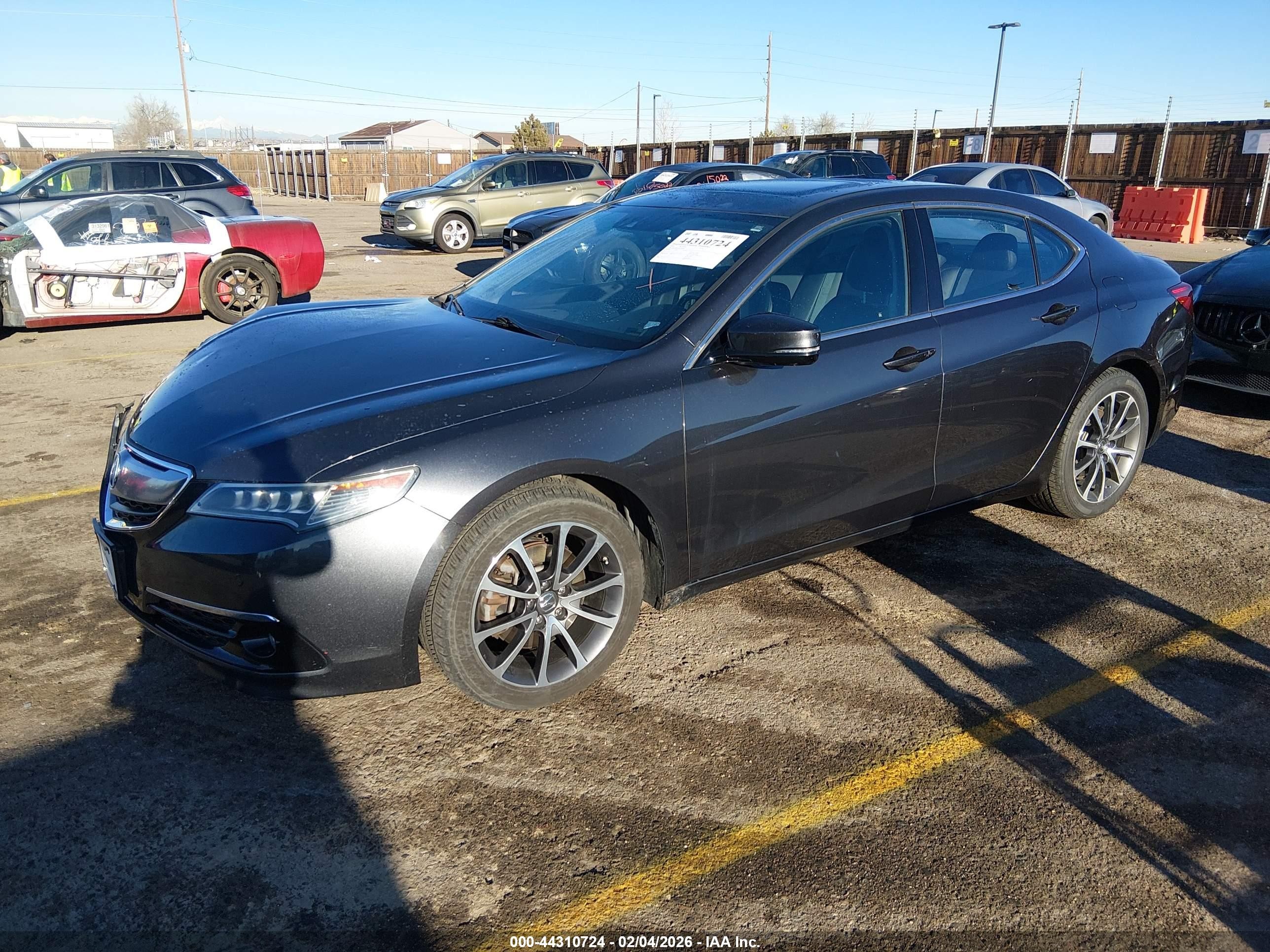 2016 Acura Tlx V6 Advance Серый vin: 19UUB3F74GA004074