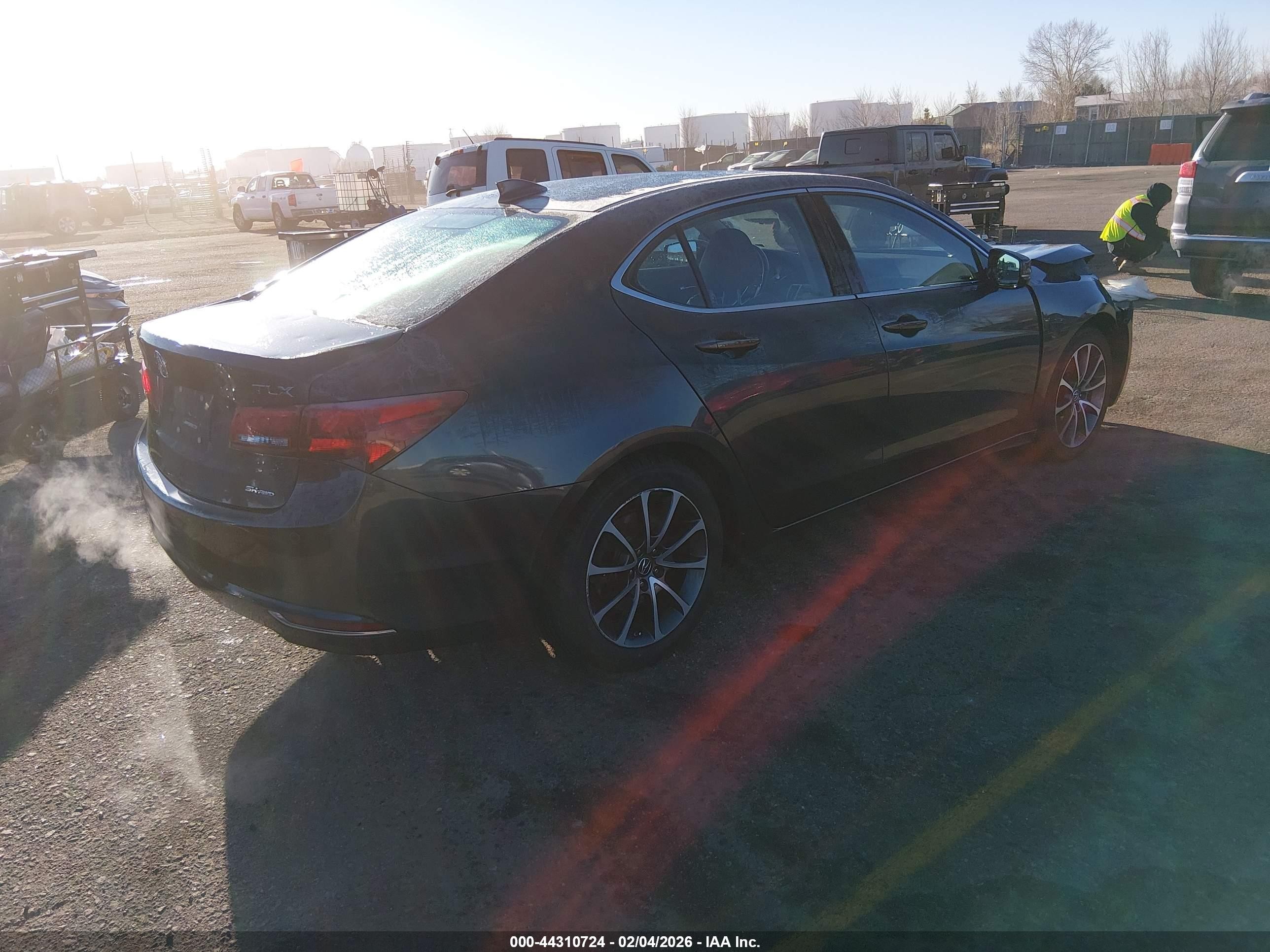 2016 Acura Tlx V6 Advance Серый vin: 19UUB3F74GA004074