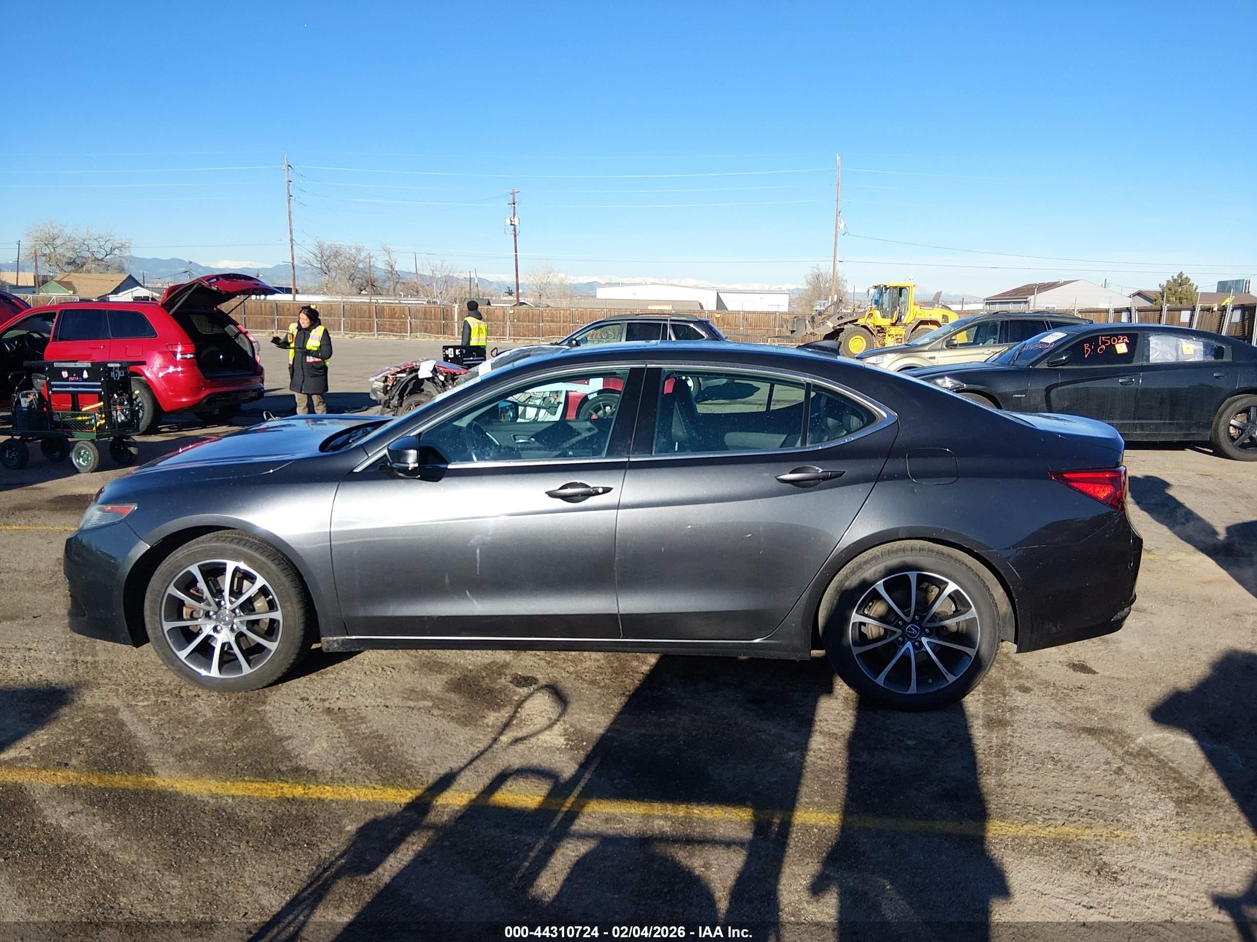 2016 Acura Tlx V6 Advance Серый vin: 19UUB3F74GA004074