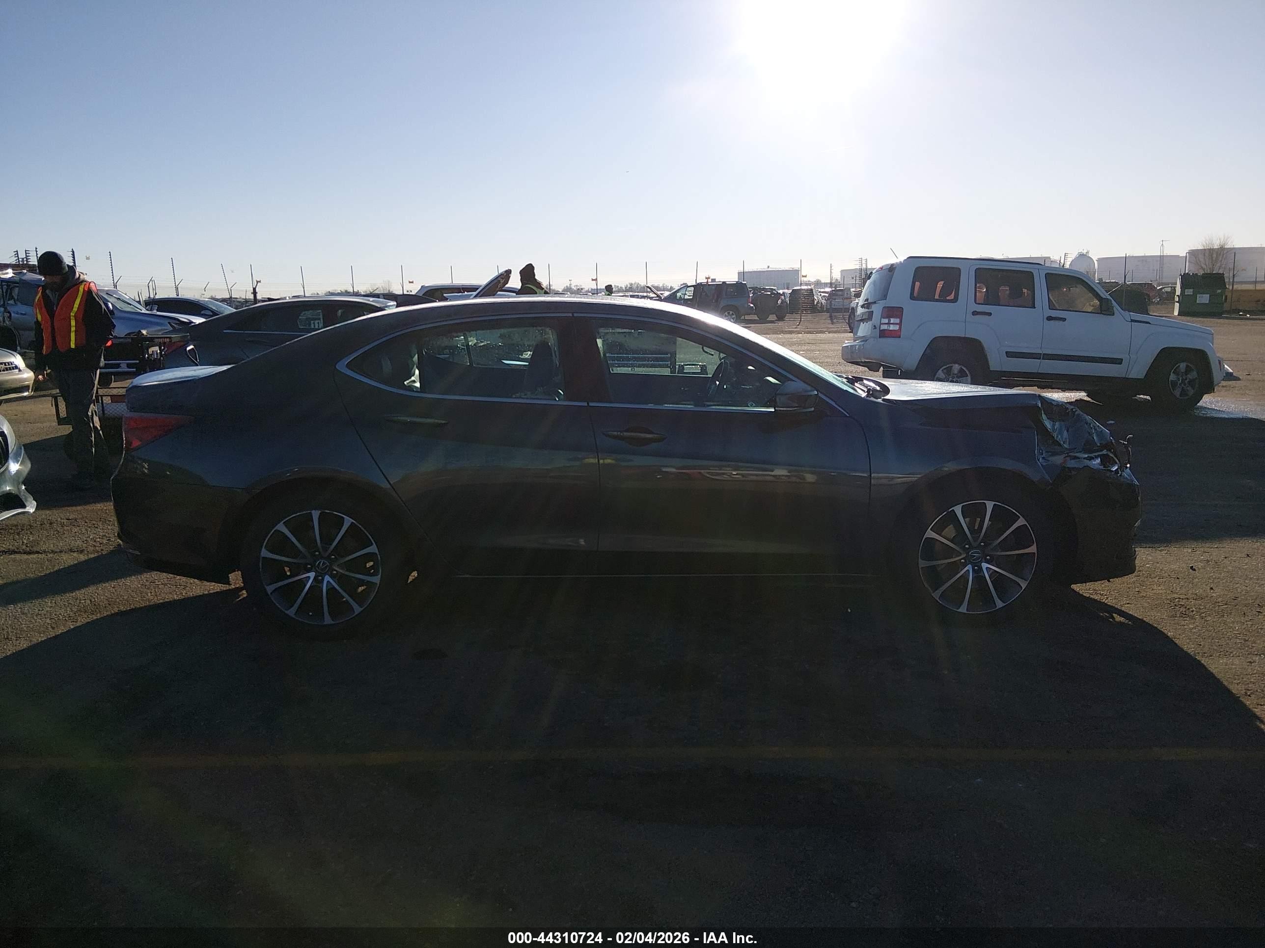 2016 Acura Tlx V6 Advance Серый vin: 19UUB3F74GA004074