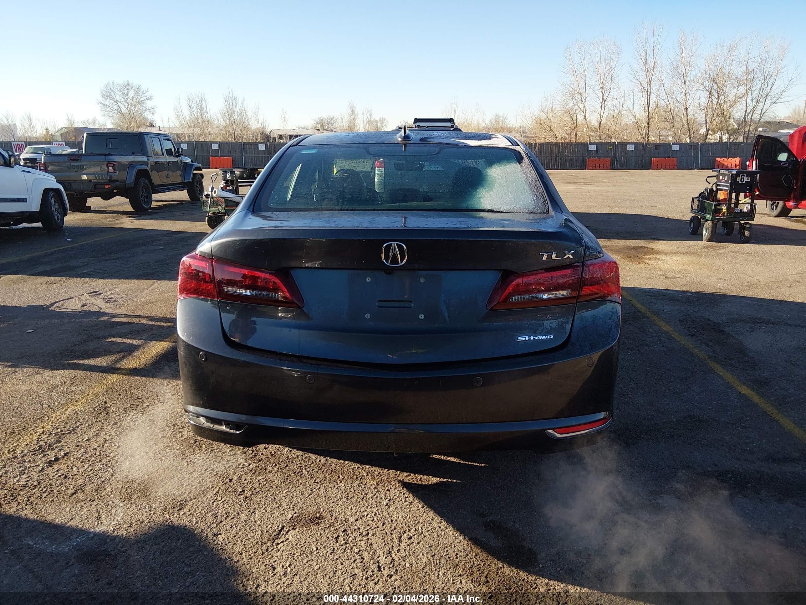 2016 Acura Tlx V6 Advance Серый vin: 19UUB3F74GA004074