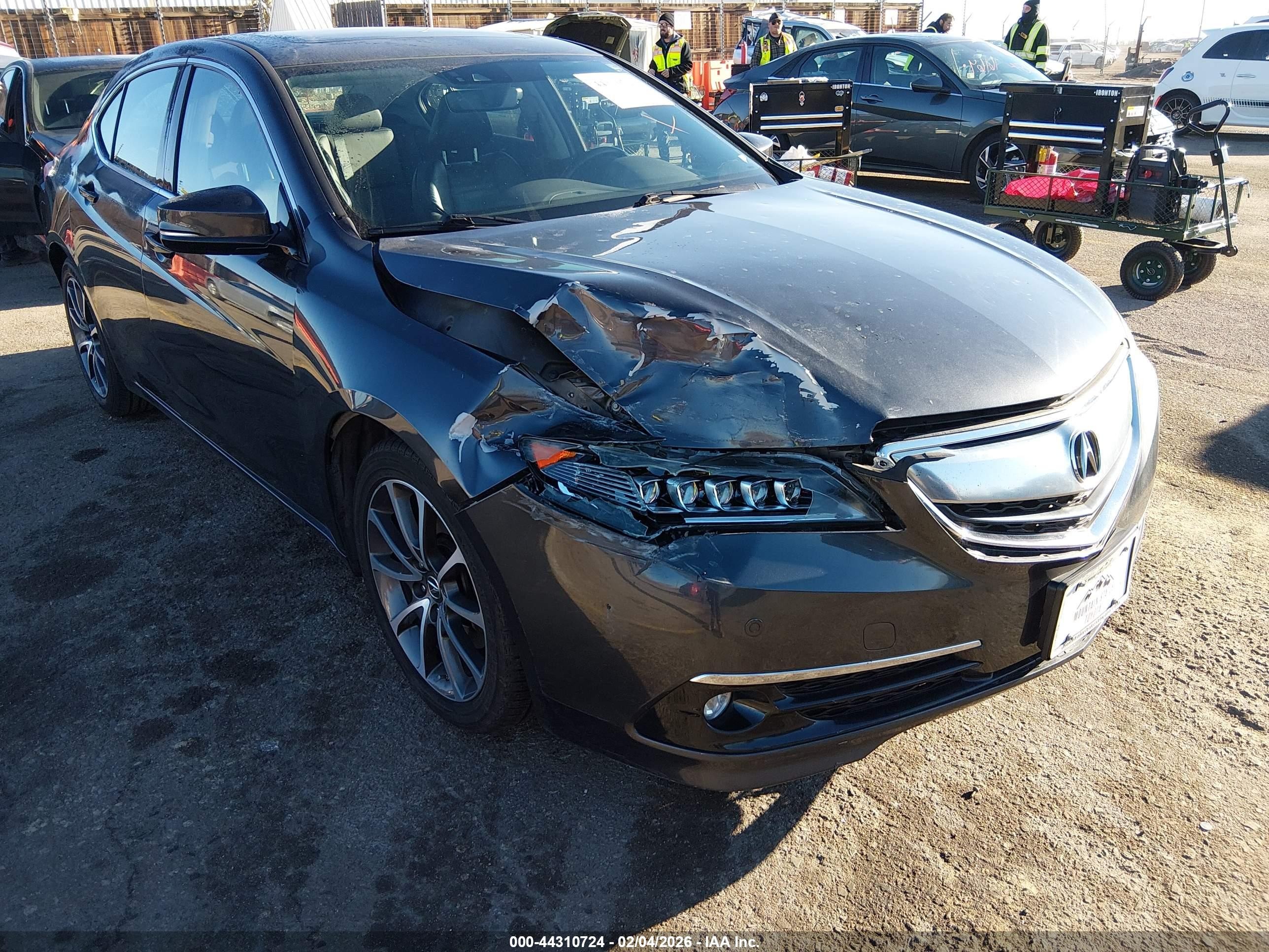2016 Acura Tlx V6 Advance Серый vin: 19UUB3F74GA004074