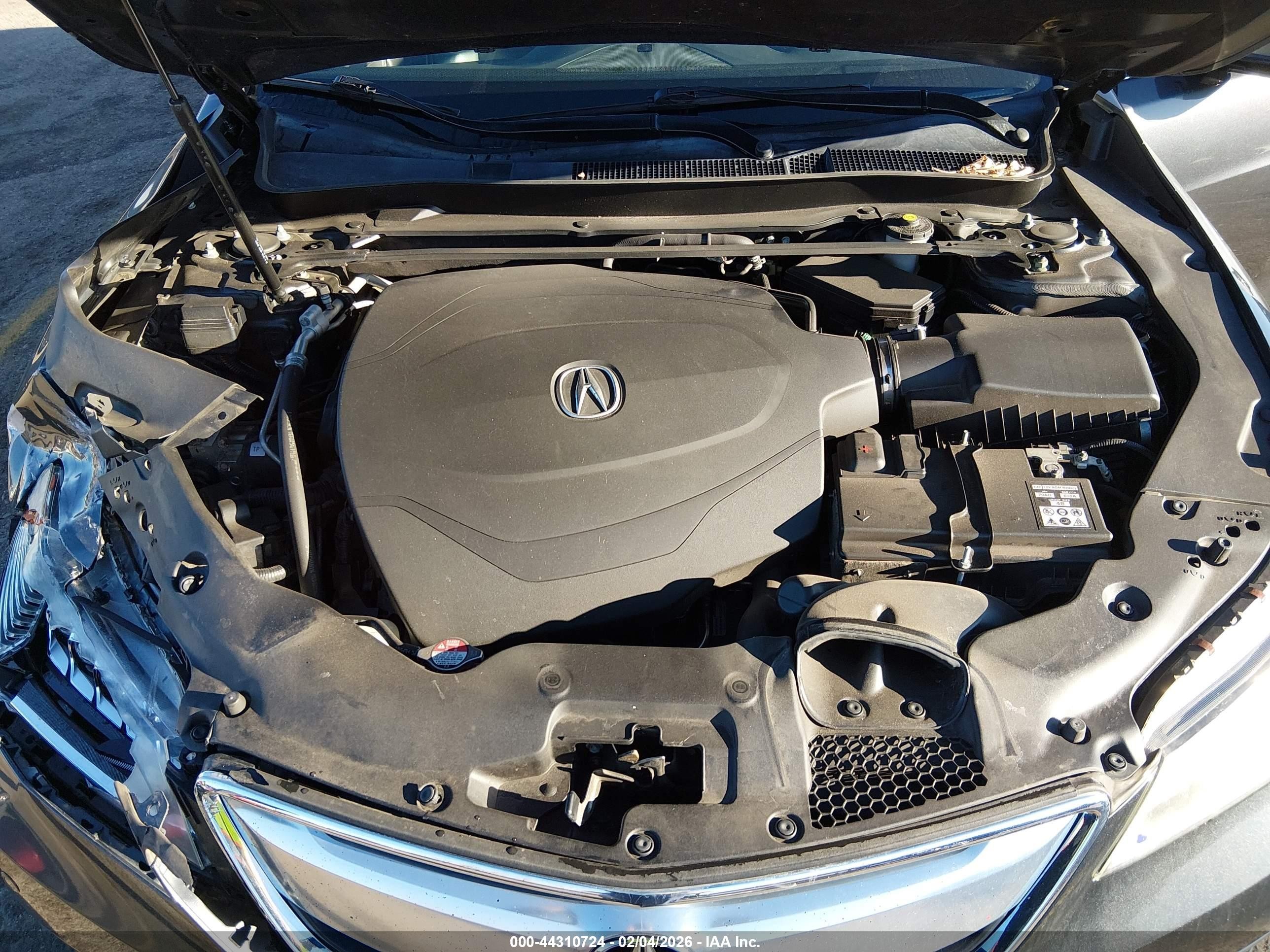 2016 Acura Tlx V6 Advance Серый vin: 19UUB3F74GA004074