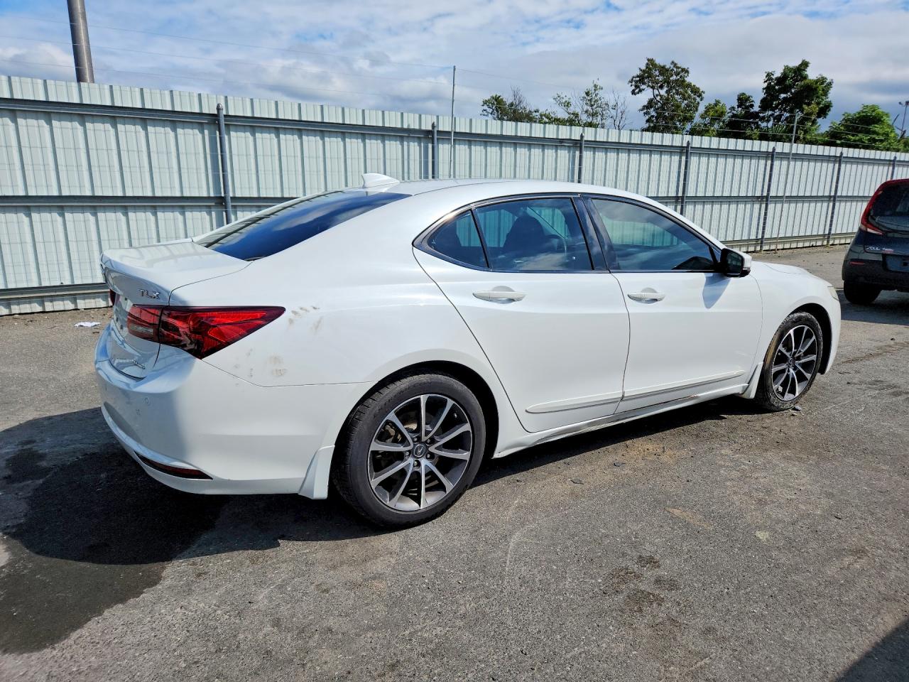 2015 Acura Tlx Advance White vin: 19UUB3F75FA009010