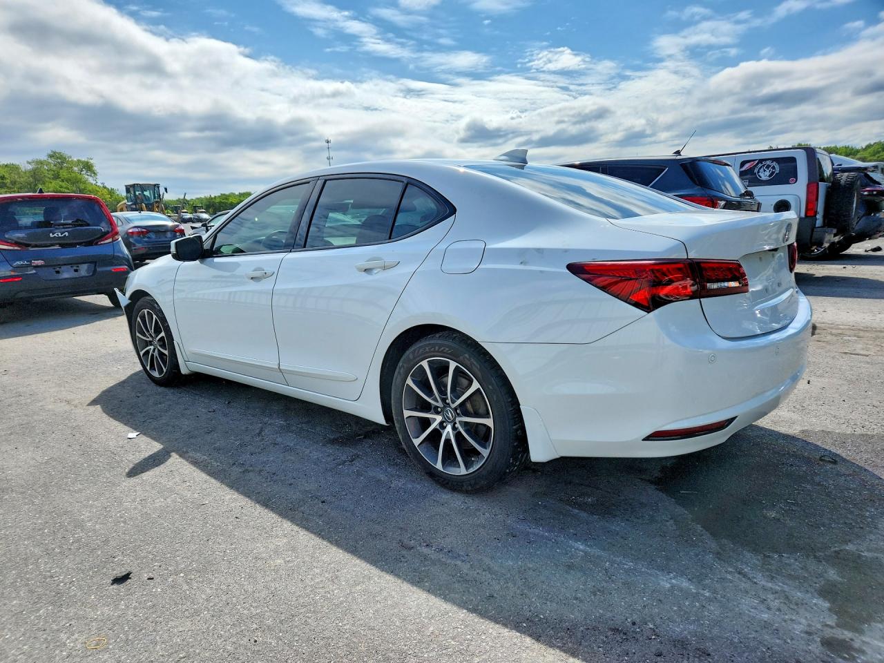 2015 Acura Tlx Advance White vin: 19UUB3F75FA009010