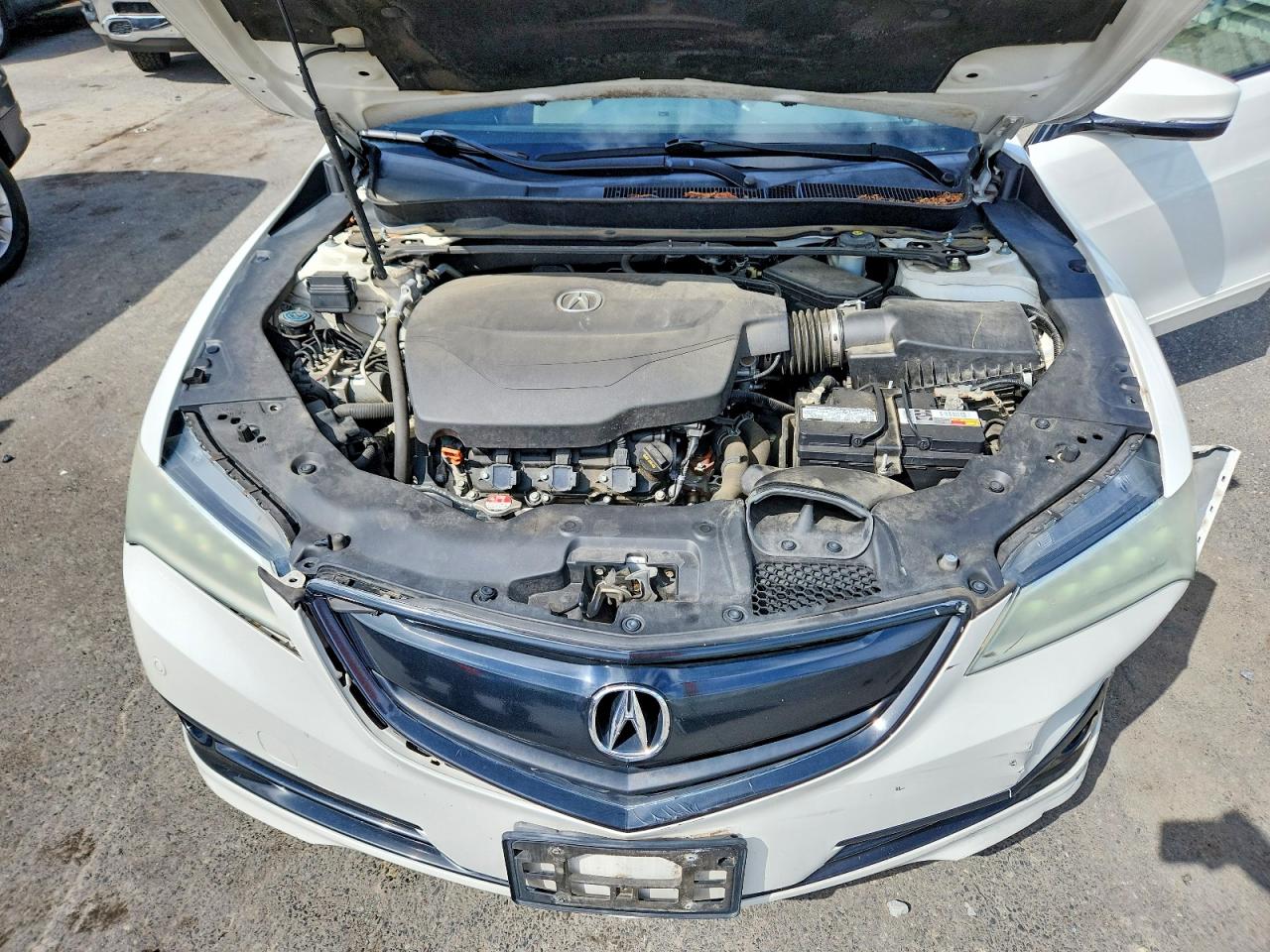 2015 Acura Tlx Advance White vin: 19UUB3F75FA009010