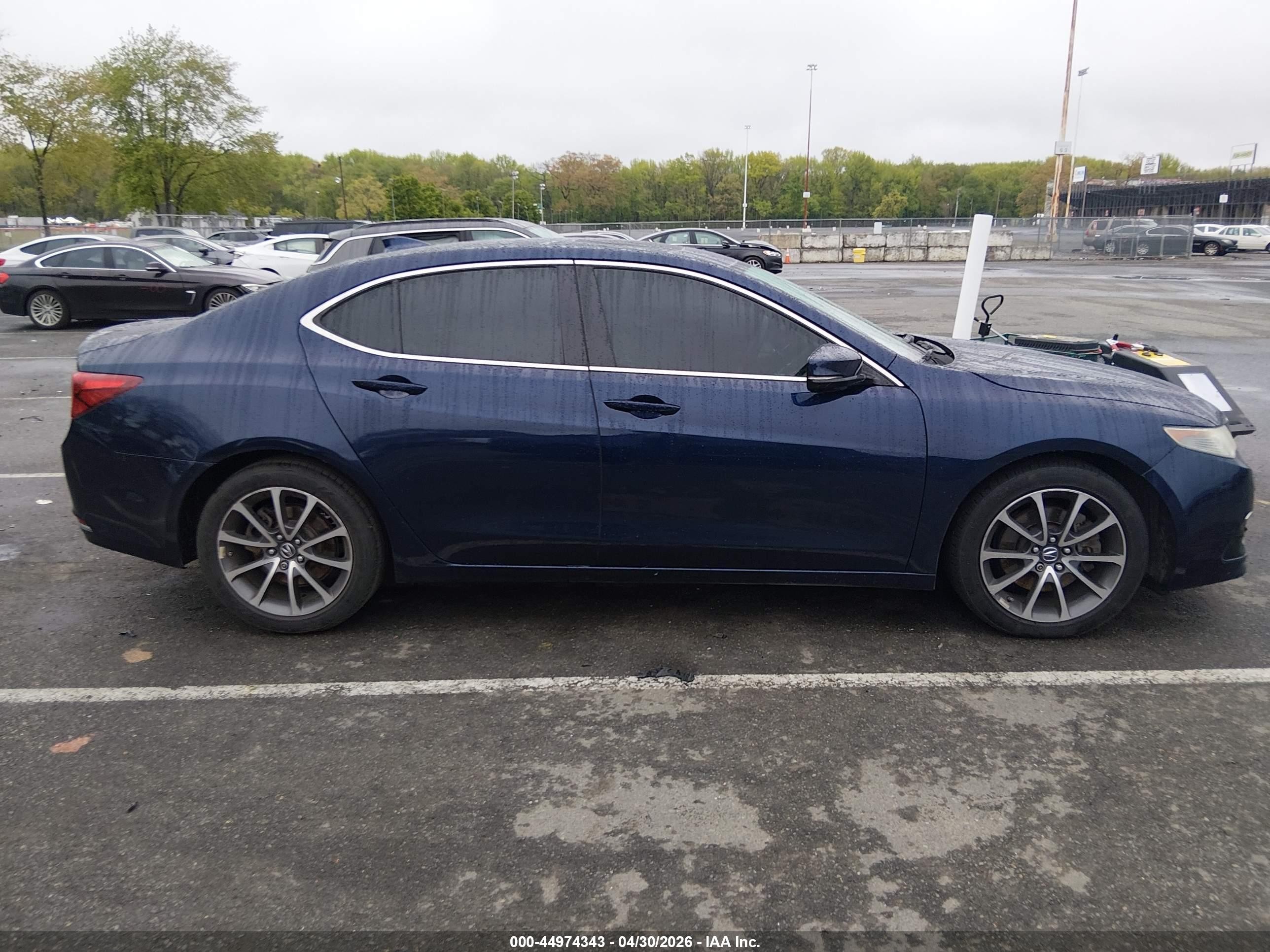 2017 Acura Tlx Advance Package Blue vin: 19UUB3F75HA001833