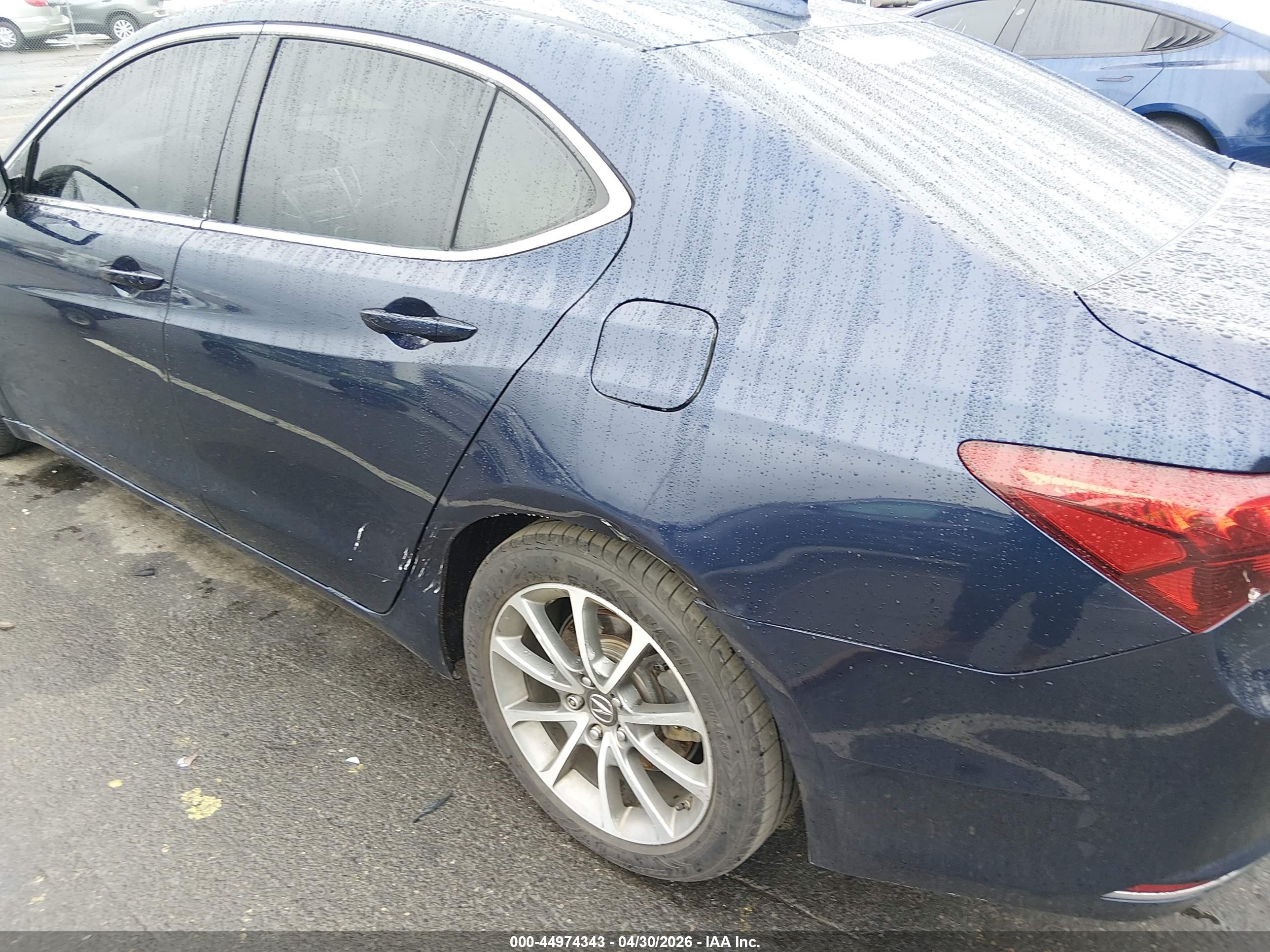 2017 Acura Tlx Advance Package Blue vin: 19UUB3F75HA001833