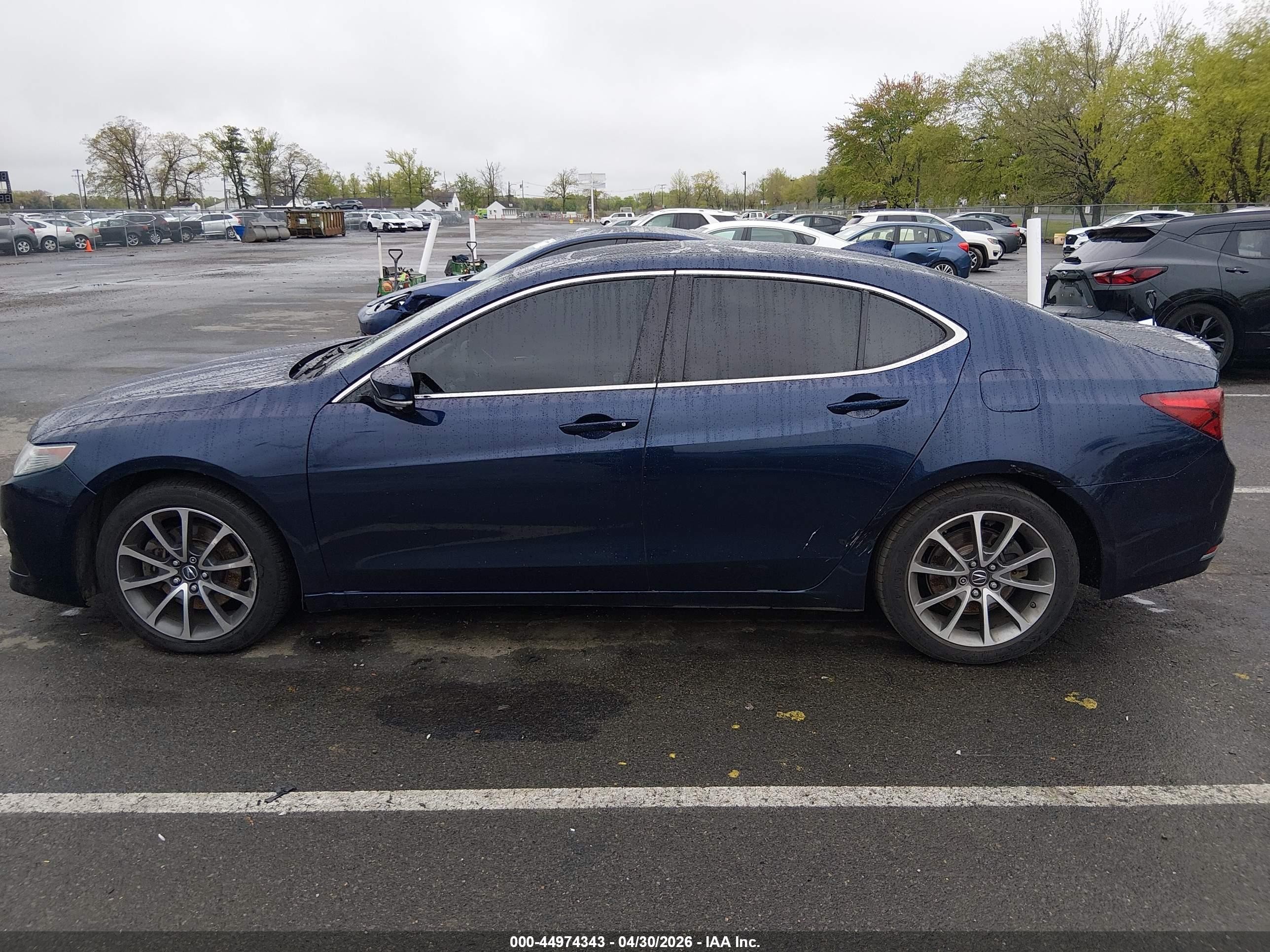 2017 Acura Tlx Advance Package Blue vin: 19UUB3F75HA001833