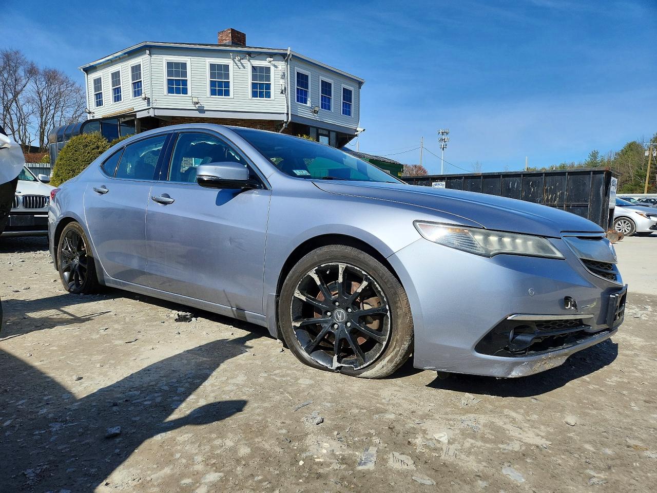 2015 Acura Tlx Advance Silver vin: 19UUB3F76FA010196