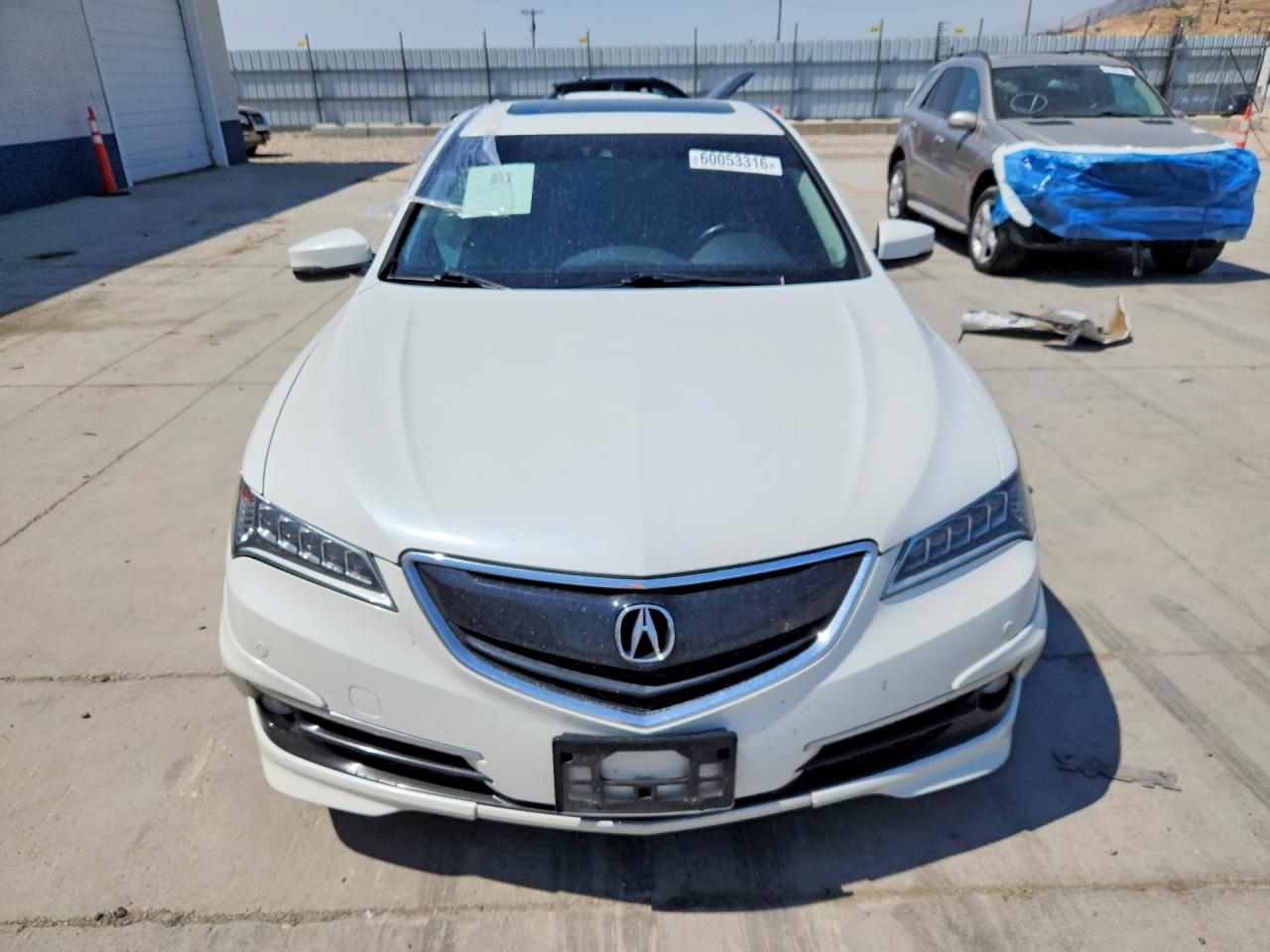 2015 Acura Tlx Advance White vin: 19UUB3F77FA003001