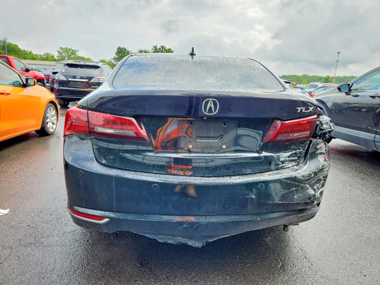 2015 Acura Tlx Advance Black vin: 19UUB3F77FA005105