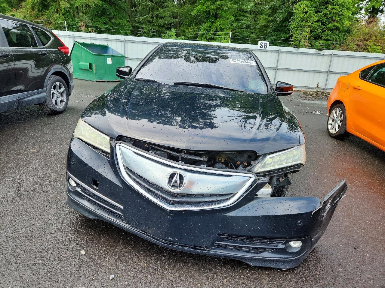 2015 Acura Tlx Advance Black vin: 19UUB3F77FA005105