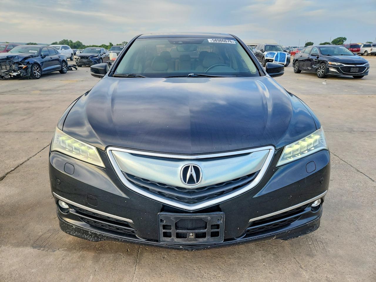 2015 Acura Tlx Advance Black vin: 19UUB3F77FA803331