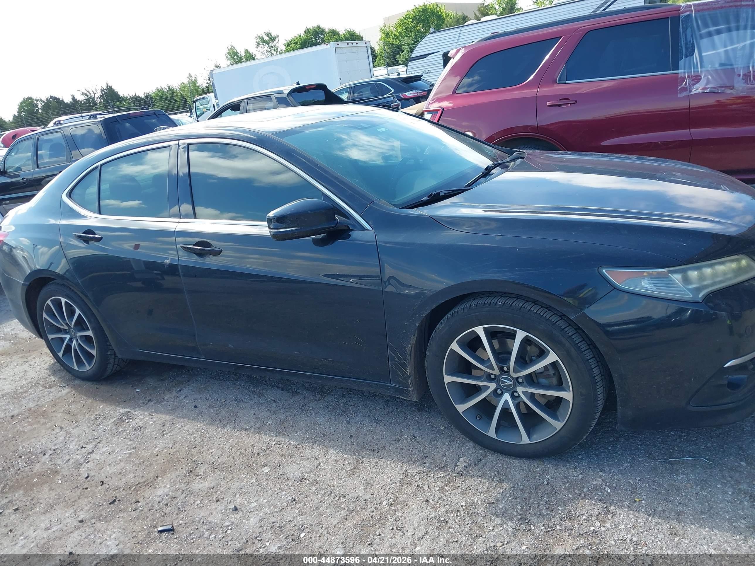2015 Acura Tlx V6 Advance Black vin: 19UUB3F78FA006876