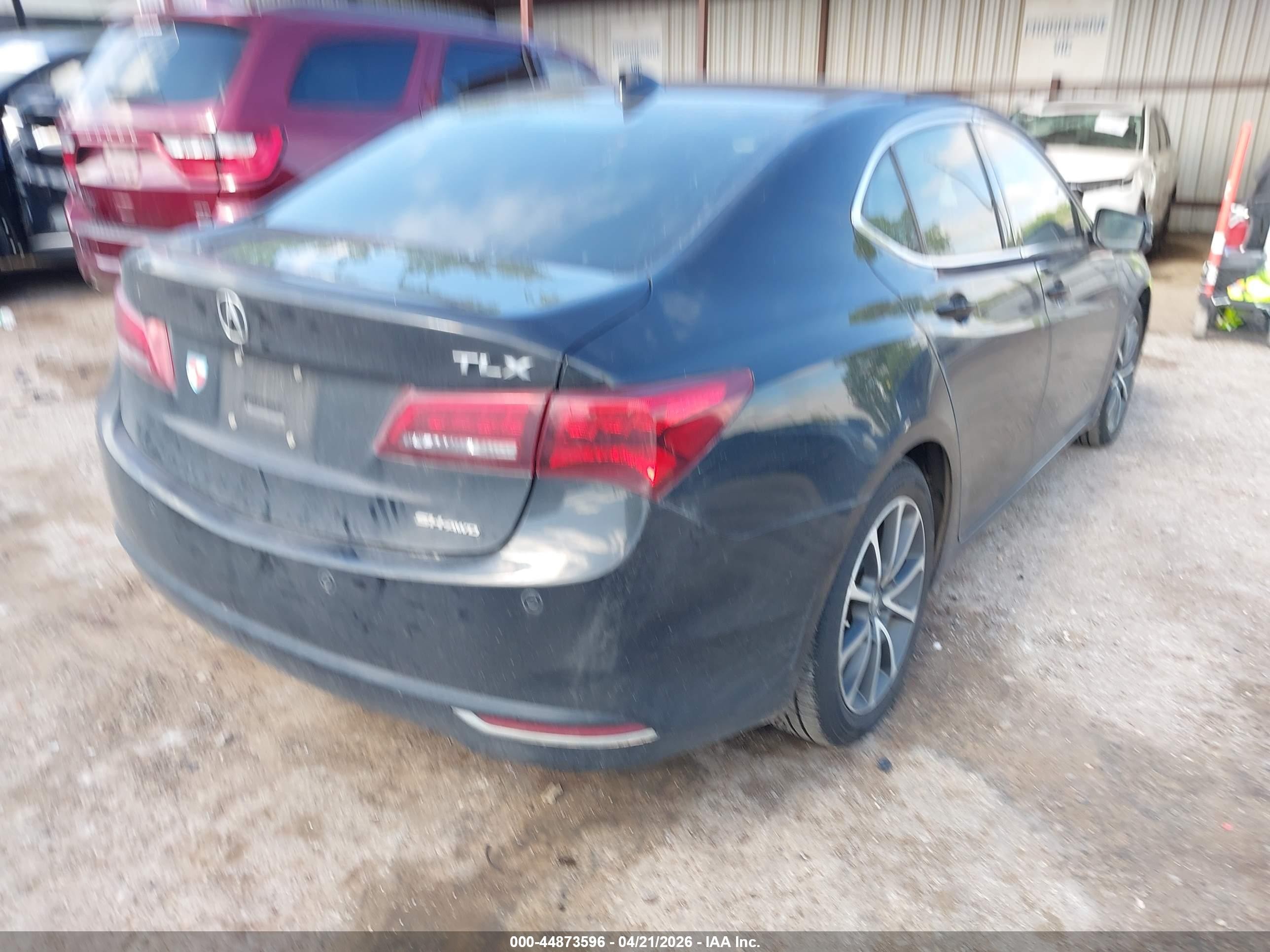 2015 Acura Tlx V6 Advance Black vin: 19UUB3F78FA006876