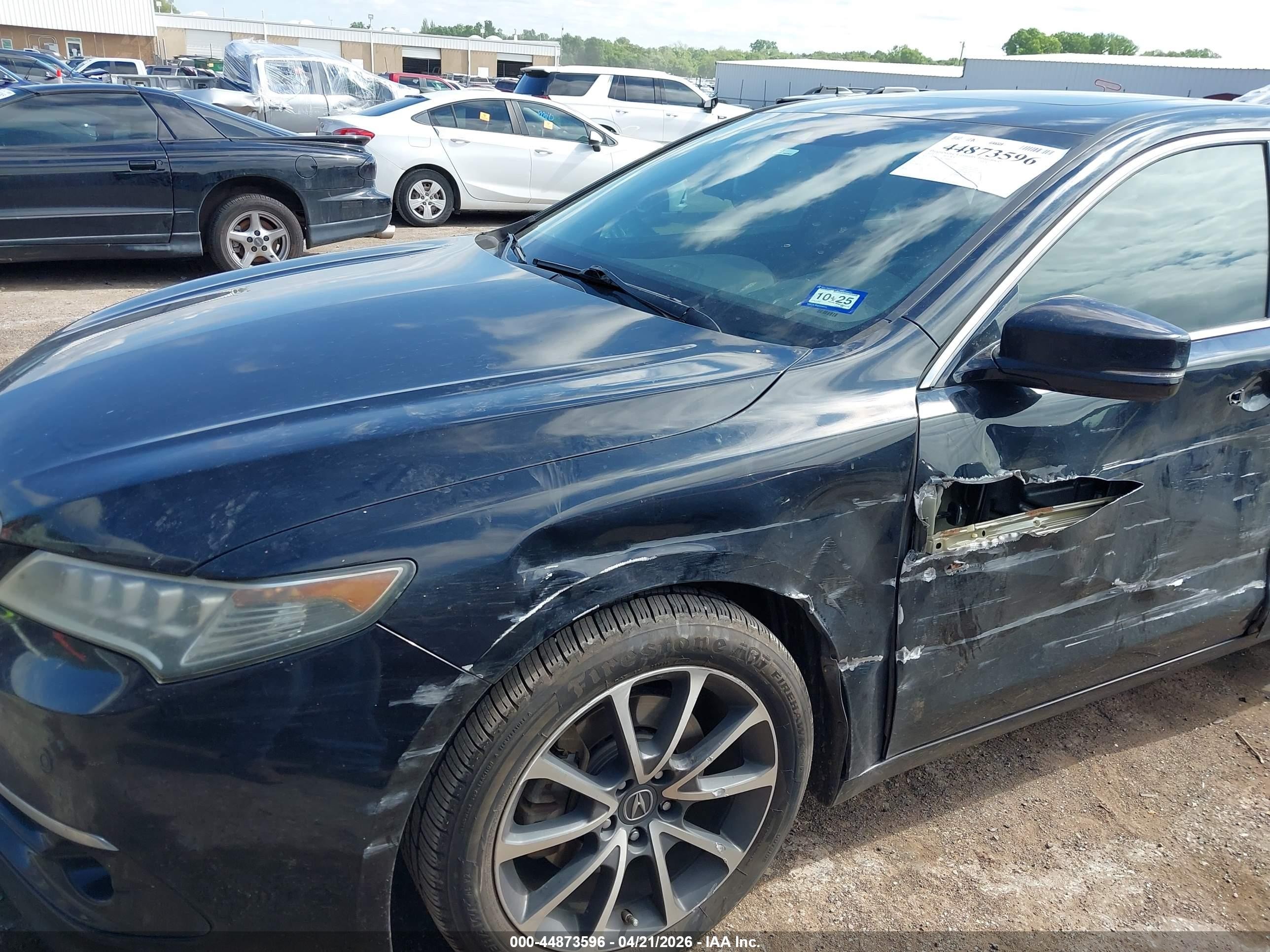 2015 Acura Tlx V6 Advance Black vin: 19UUB3F78FA006876