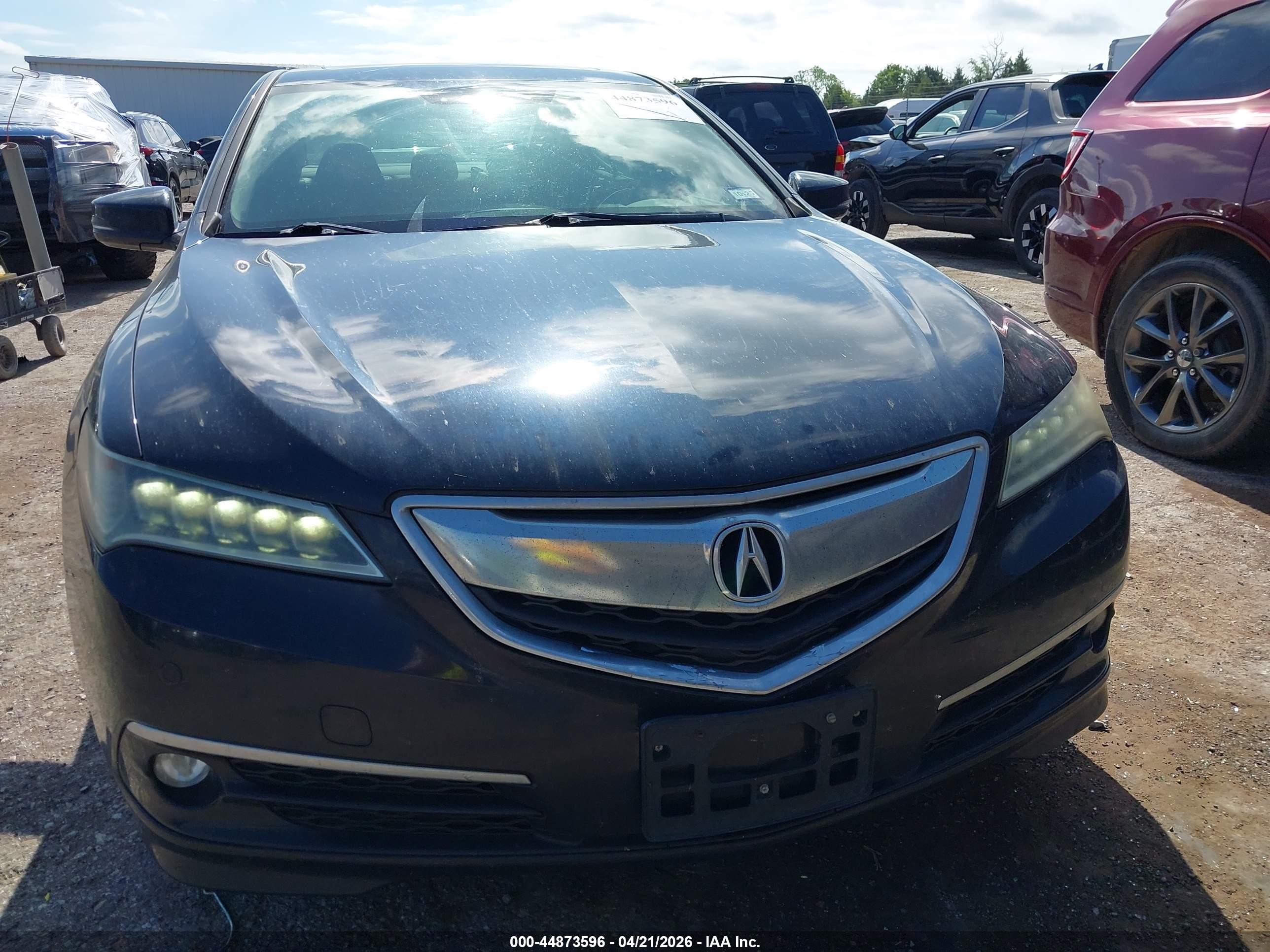 2015 Acura Tlx V6 Advance Black vin: 19UUB3F78FA006876