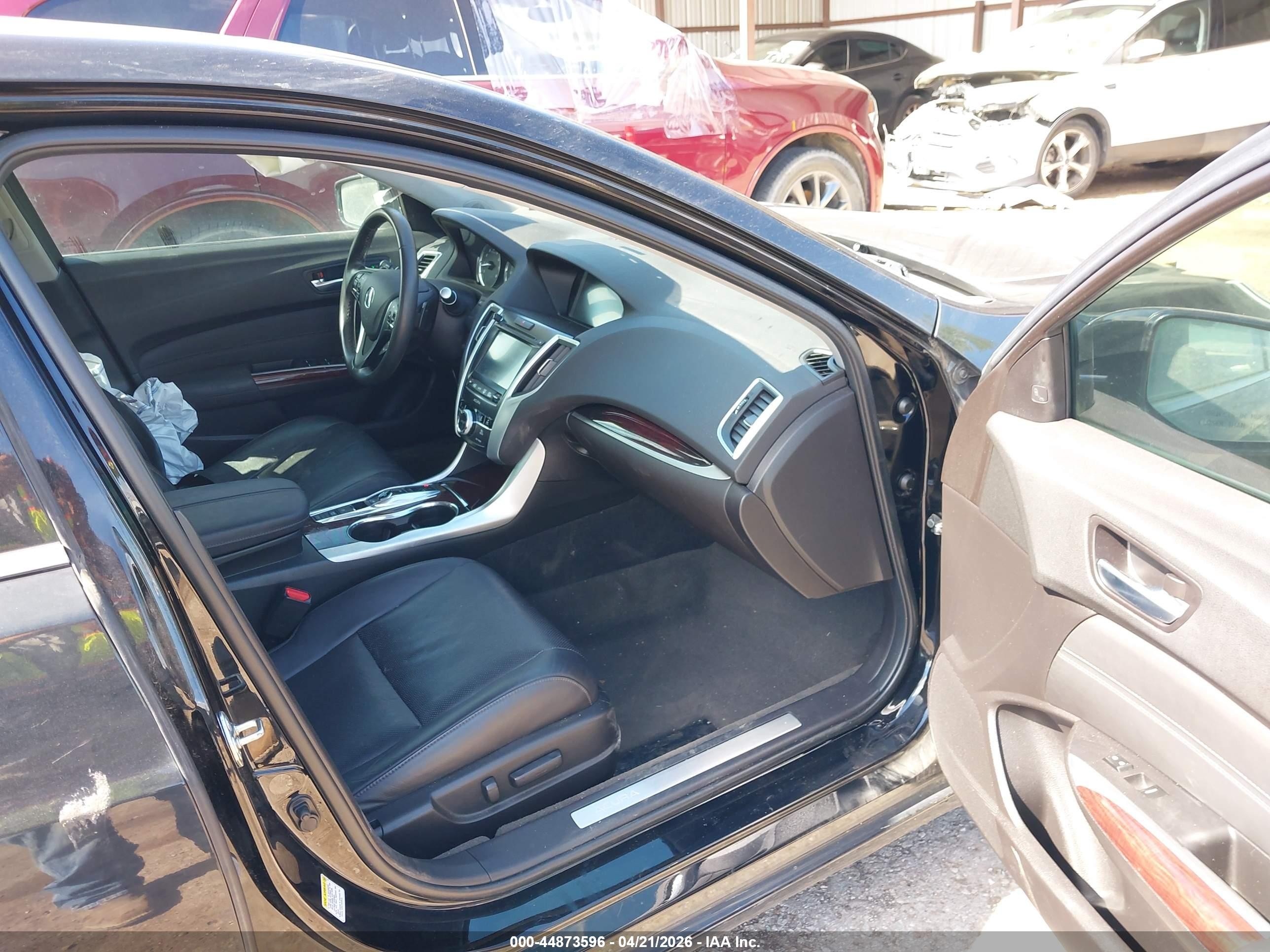 2015 Acura Tlx V6 Advance Black vin: 19UUB3F78FA006876