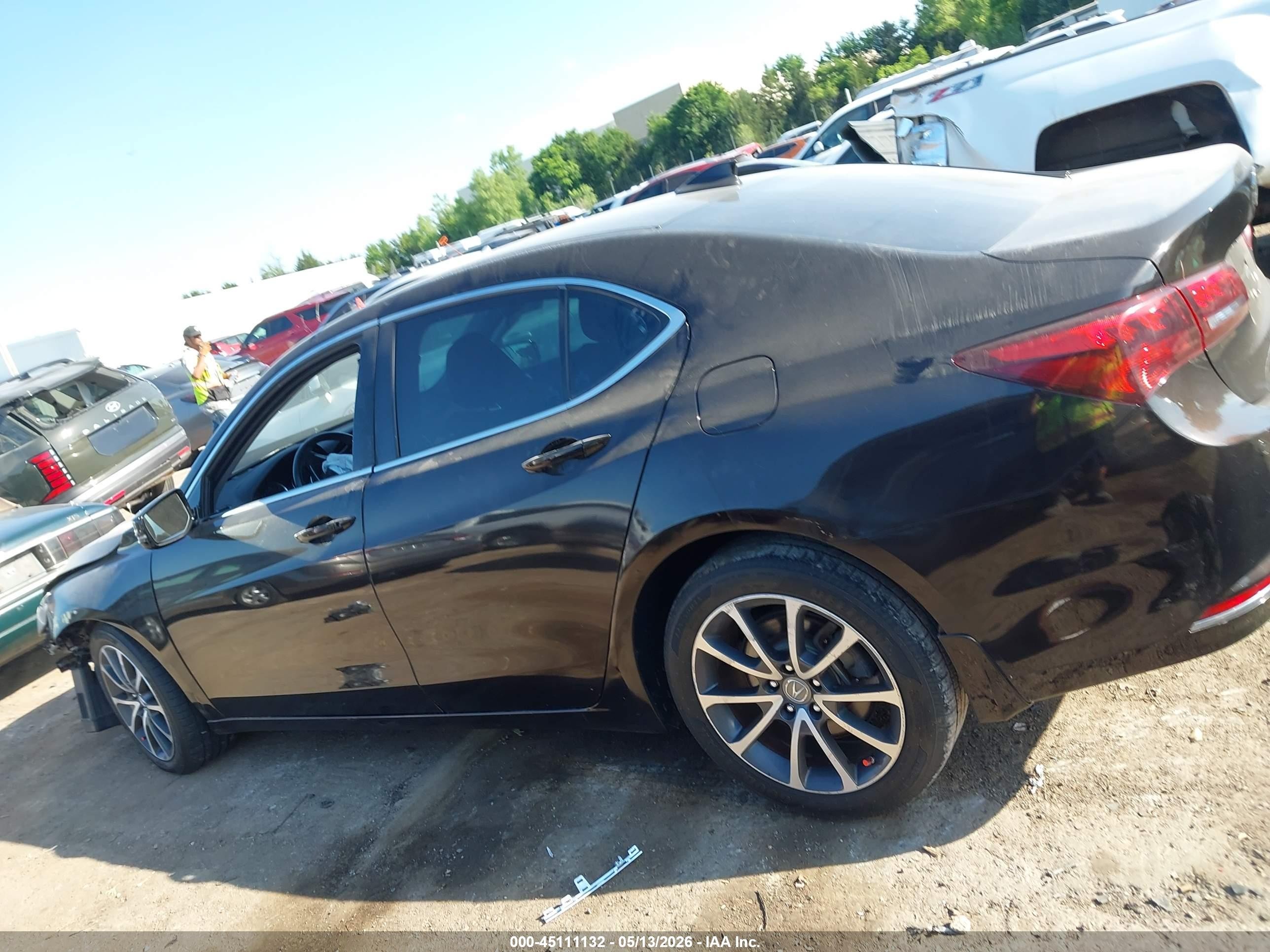 2015 Acura Tlx V6 Advance Черный vin: 19UUB3F78FA008711