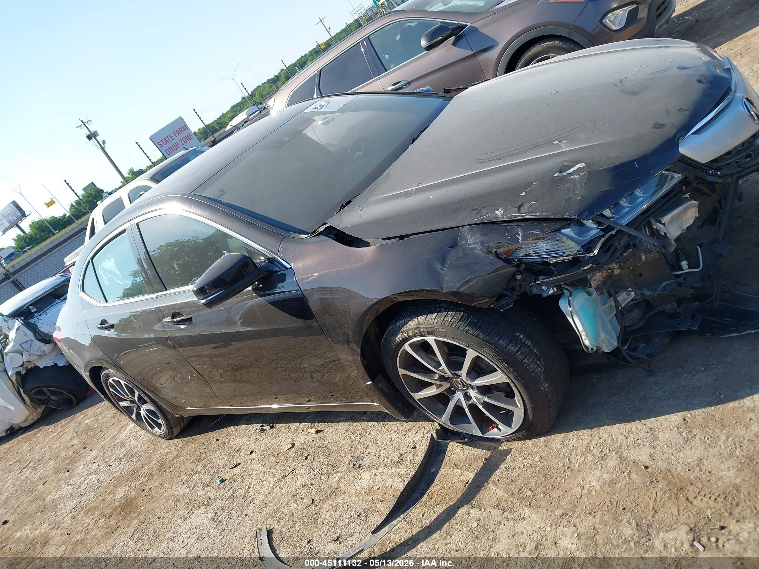 2015 Acura Tlx V6 Advance Черный vin: 19UUB3F78FA008711