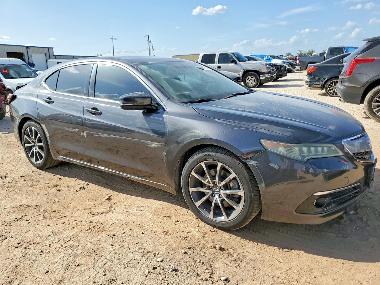 2015 Acura Tlx Advance Gray vin: 19UUB3F79FA001816