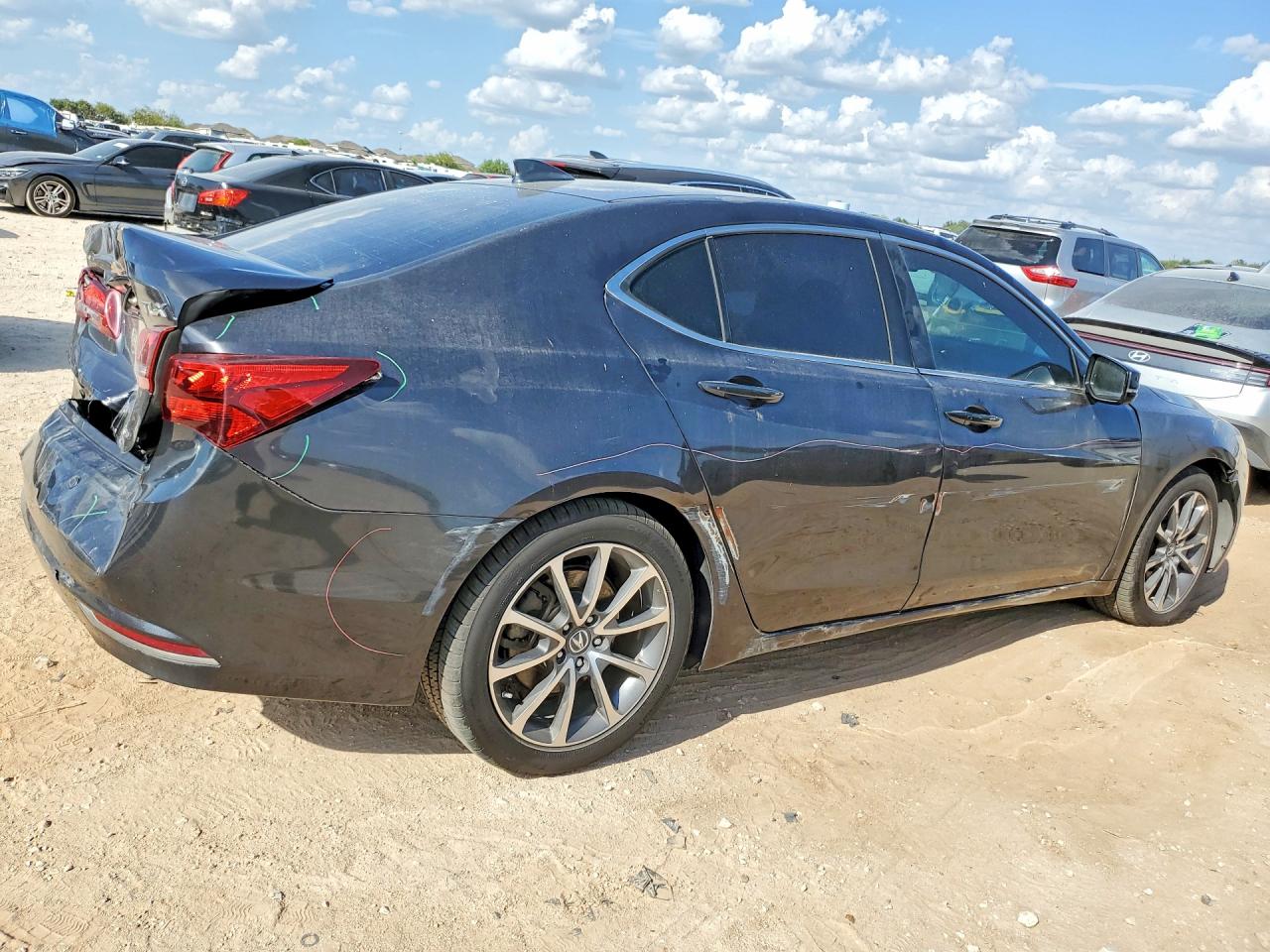 2015 Acura Tlx Advance Gray vin: 19UUB3F79FA001816