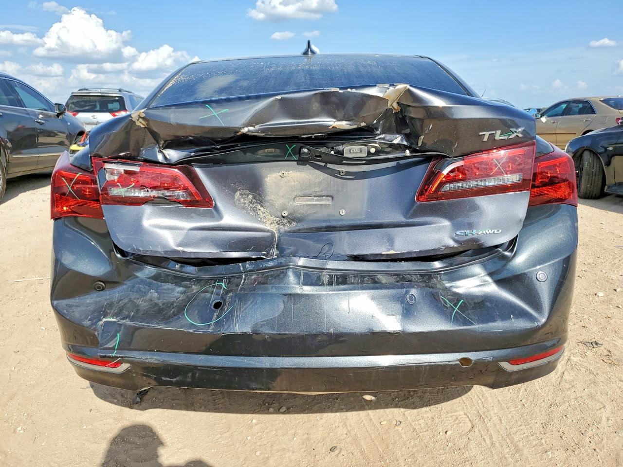 2015 Acura Tlx Advance Gray vin: 19UUB3F79FA001816