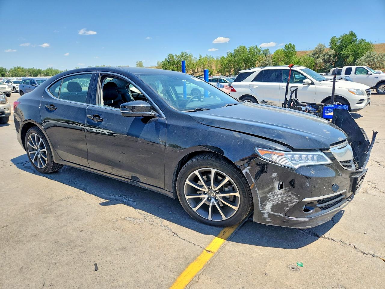 2015 Acura Tlx Advance Black vin: 19UUB3F79FA002528